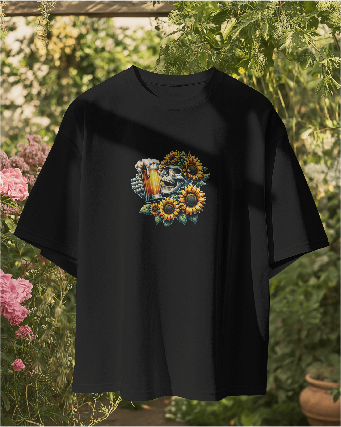 Unisex Terry Oversized T-Shirt (Happy Hour)