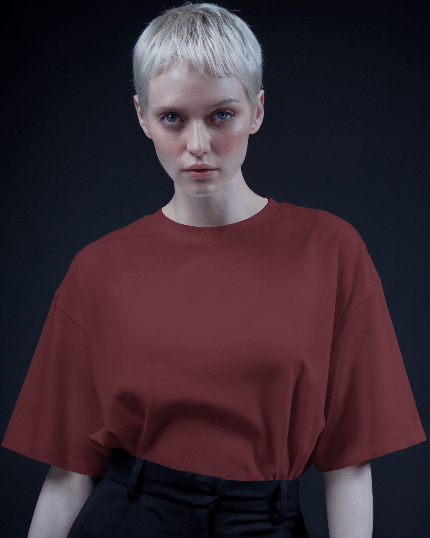 Unisex Classic Oversized T-shirt (Maroon)