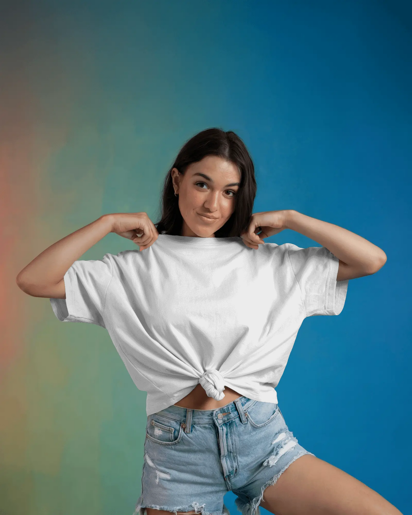 Unisex Classic Oversized T-shirt (White)