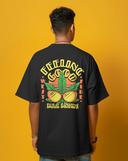 Unisex Terry Oversized T-Shirt (It's Time For 420)