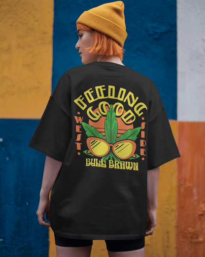 Unisex Terry Oversized T-Shirt (It's Time For 420)
