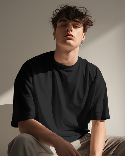 Unisex Classic Oversized T-Shirt (Black)