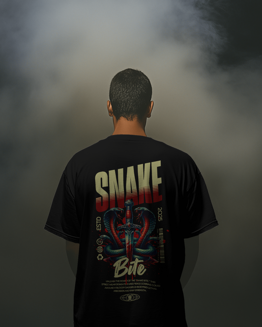 Unisex Terry Oversized T-Shirt (Snake Bite)