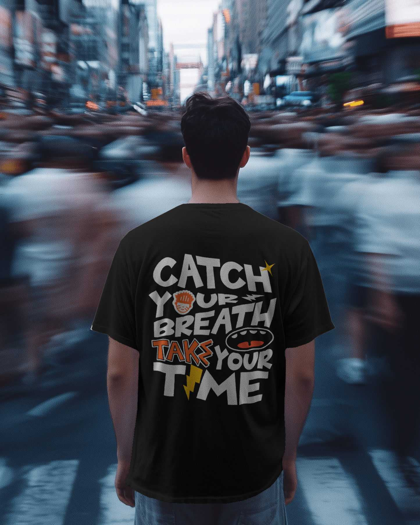 Unisex Classic Oversized T-Shirt (Catch Your Breathe)