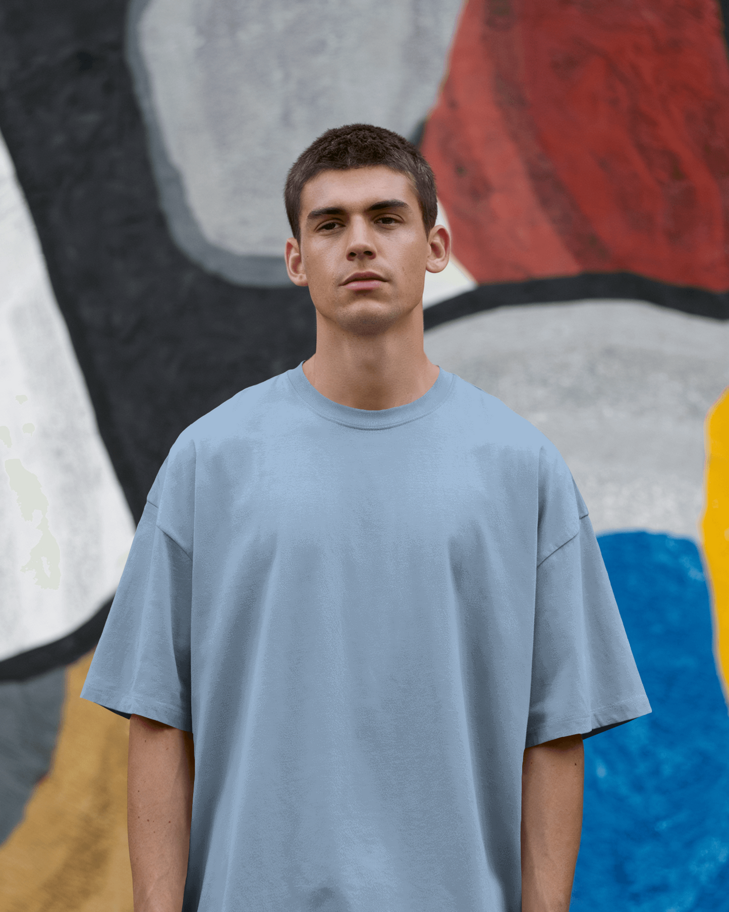 Unisex Classic Oversized T-shirt (Baby Blue)