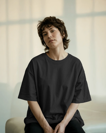 Unisex Classic Oversized T-Shirt (Black)