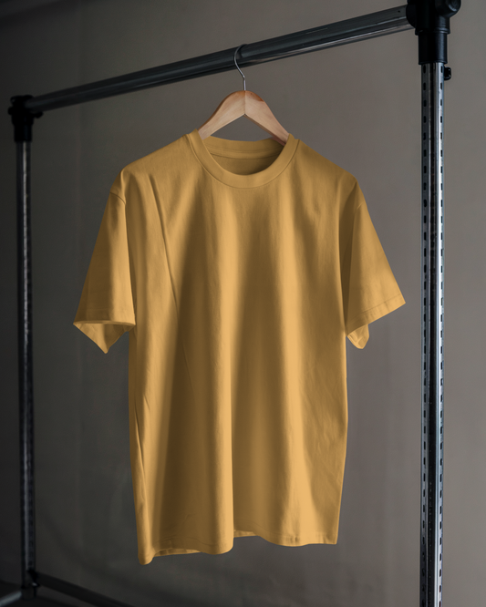 Unisex Classic Oversized T-shirt (Golden Yellow)