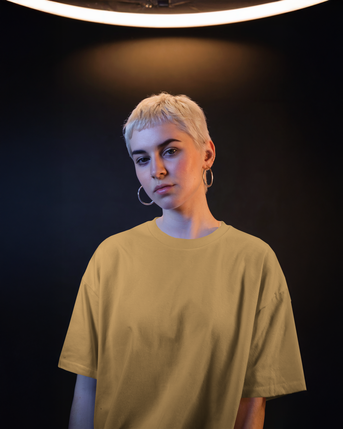 Unisex Classic Oversized T-shirt (Golden Yellow)