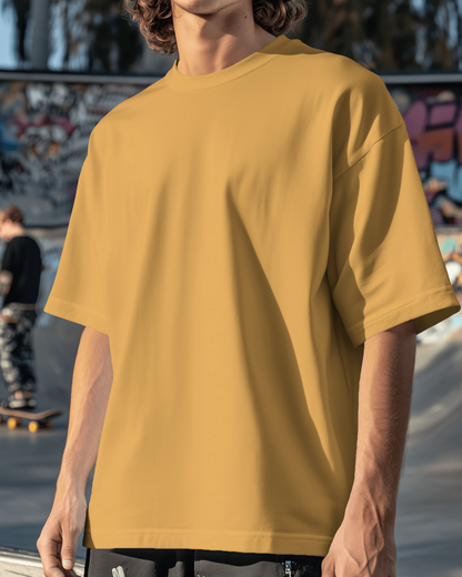 Unisex Classic Oversized T-shirt (Golden Yellow)