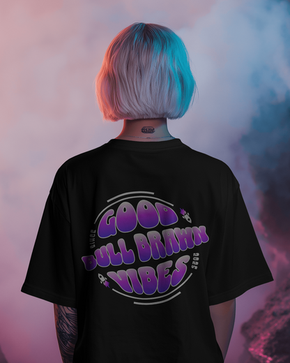 Unisex Terry Oversized T-Shirt (Good Vibes)