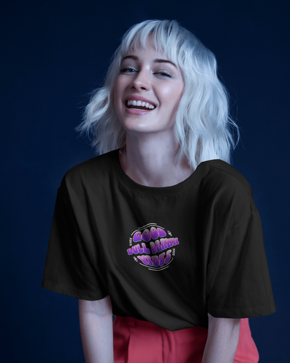 Unisex Terry Oversized T-Shirt (Good Vibes)