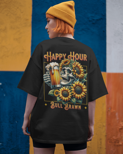 Unisex Terry Oversized T-Shirt (Happy Hour)