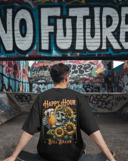 Unisex Terry Oversized T-Shirt (Happy Hour)