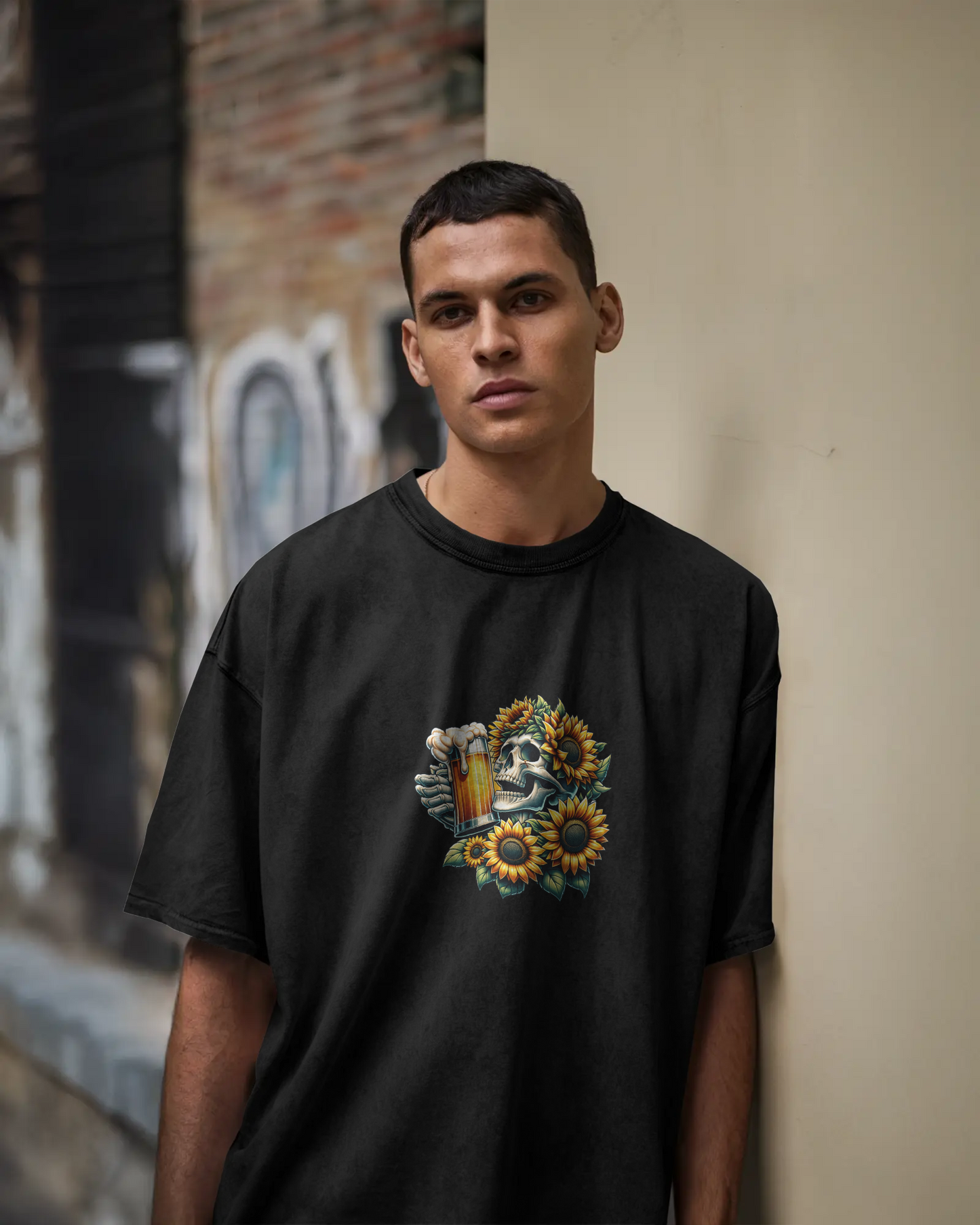 Unisex Terry Oversized T-Shirt (Happy Hour)