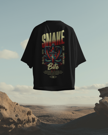 Unisex Terry Oversized T-Shirt (Snake Bite)
