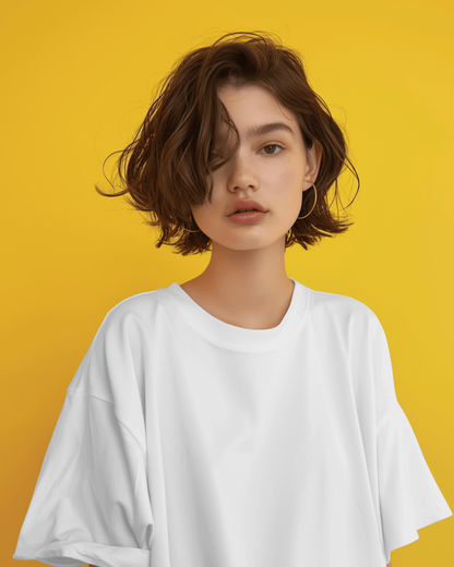 Unisex Classic Oversized T-shirt (White)